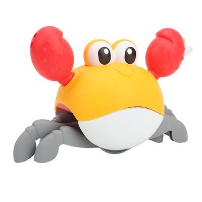 Ползающая игрушка-краб, двусторонняя, милый, яркий внешний вид, развивает когнитивные способности, стимулирует творчество, простая в эксплуатации игрушка-краб
