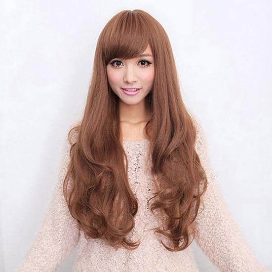 Длинный вьющийся парик. Парик полной длины. Жаростойкая прическа для ролевых игр.