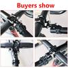 Bicycle Headlight Bracket Stem Mount Aluminum Alloy Cycling Front Light Holder Clip Camera Stand Connector