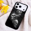 Чехол для телефона в стиле 'Череп с глазами-бриллиантами' Для iPhone 17 16 Pro Max 15 14 Pro 11 12 13 XR XS 6 7 8 Plus Ударопрочный Чехол