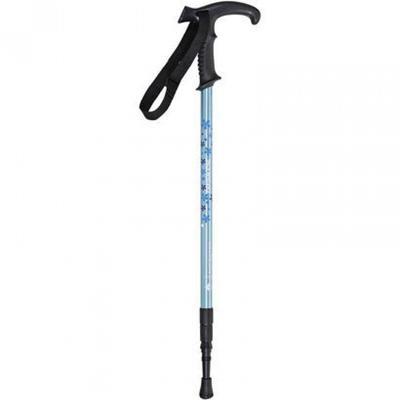           CapTain STag Trekking STick T Grip Three STage Slide Type M 9856 Blue Flower Only One [Треккинговая палка в форме Т-образного типа]