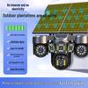 5-Screen Solar 360° Surveillance Monitor with No-Data HD Night Vision Camera