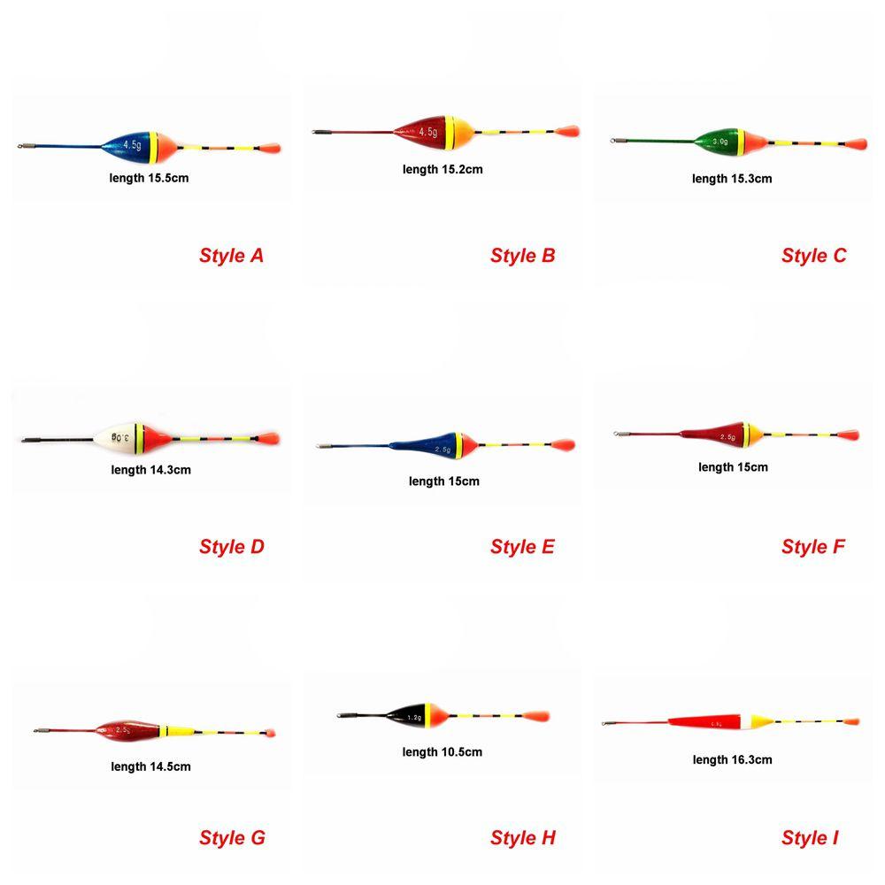 Fashion Fluctuate Slip Drift Tube Mix Size Floats Bobbers Fishing Lure Light Stick Floats Indicator