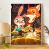 Disney Алмазная мозаика полностью с бриллиантами 5D Арт с персонажем Зверополиса Домашний декор Креативные поделки