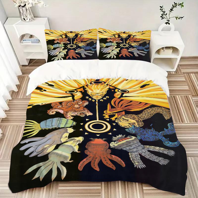 3Pcs Zodiacal Creatures Bedding Set Quilt Cover Pillowcase Home Christmas Xmas Halloween Gift 1 Duvet Cover 2 Pillowcase M924160
