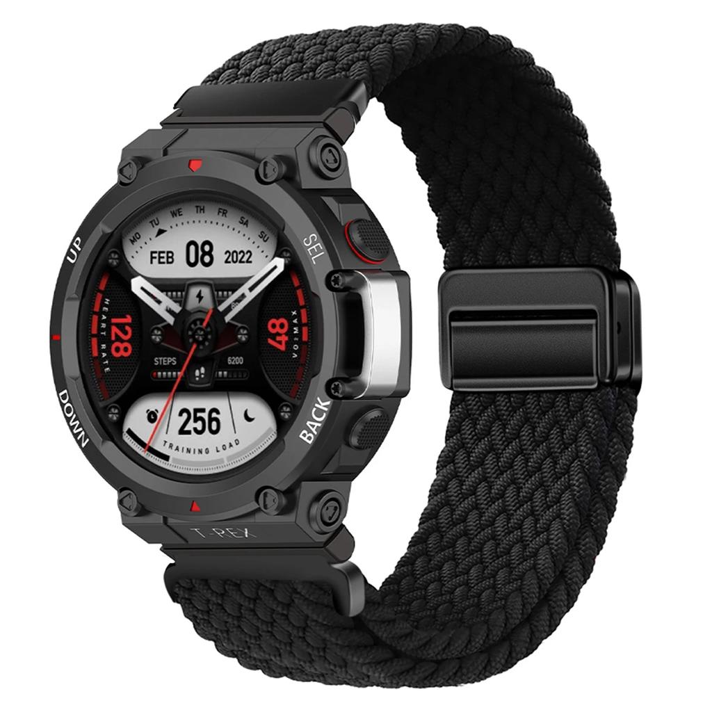 Плетеный ремешок Solo Loop для смарт-часов Huami Amazfit T-Rex 3, нейлоновые эластичные ремешки для Huami Amazfit T-Rex 3 Correa