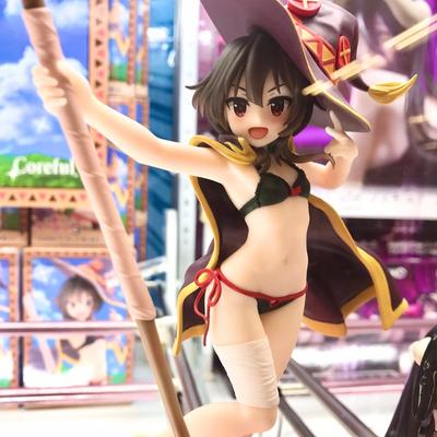 Фигурка 23 см KonoSuba Благословение богов на этот чудесный мир Аниме фигурка Мегумин Фигурки Милая статуэтка Коллекционная модель Игрушки Подарок
