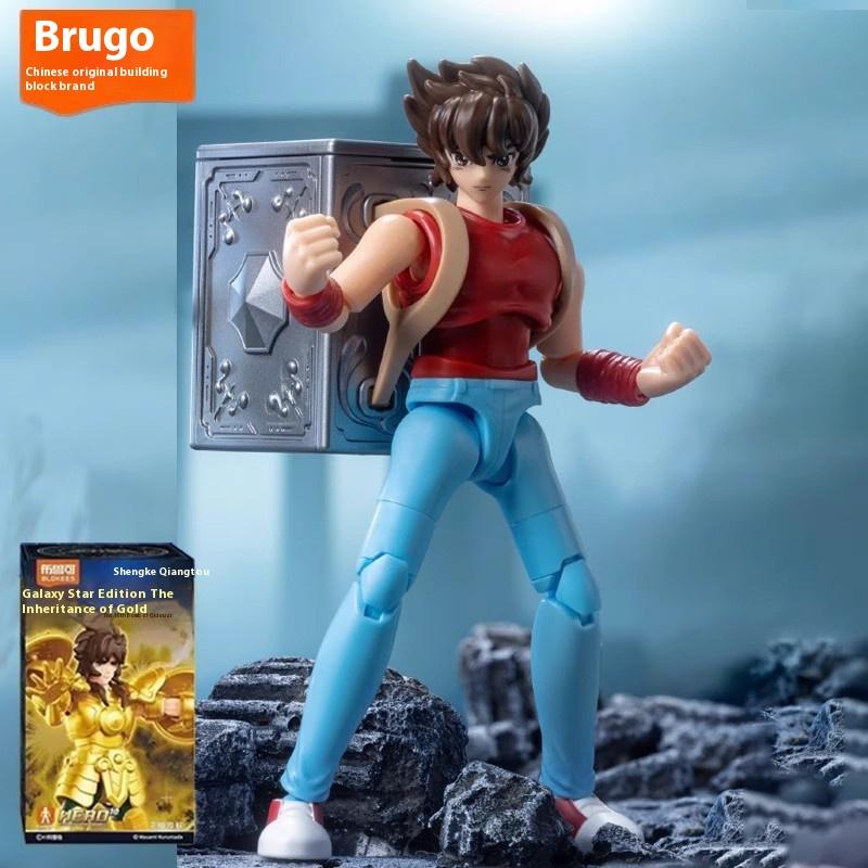 Blokees Saint Seiya Галактическая Версия 2 Фигурки Действия Камю Хойяга Доко Мило Ширю Пегас Начи Аниме Фигурки Игрушки Подарки для Детей