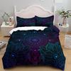 Комплект постельного белья Bohemian Mandala Purple Duvet Cover Set Single Twin Double Queen King Cal King Size