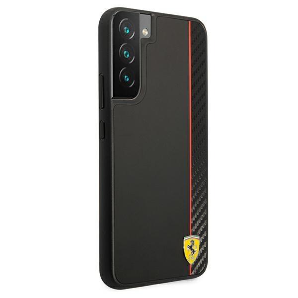 Etui do Samsung Galaxy S22 Plus Ferrari On Track Carbon Czarne