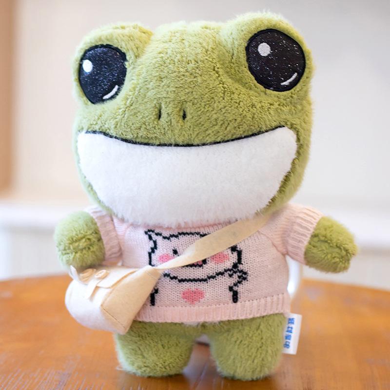 Плюшевая игрушка лягушка Лалафанфан в подарок девочке, 30см