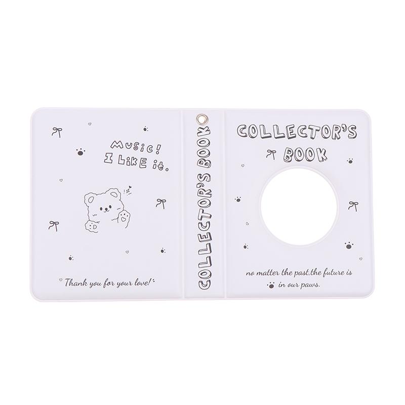 Ins Cute Mini 3-Inch Album 36 Pockets Card Binder Kpop Idol Pictures Storage Case Transparent Inner Page Collection Album
