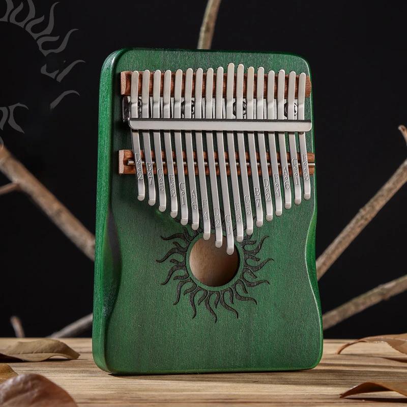17 21 Keys Kalimba Finger Piano Kalimba Thumb Piano Keyboard Musical Instrument Mbira For Beginner Music Lover Gifts