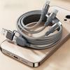 Зарядный кабель 1,2 м 3 в 1 USB Type C Многопортовый Micro кабель Для iPhone 15 14 13 12 Samsung Galaxy Xiaomi Redmi