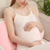 Подушка для беременных, очень мягкая износостойкая застежка-молния, съемная двусторонняя подушка для поддержки спины живота для женщин