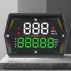 Автомобильный HUD GPS HUD Цифровой спидометр Измеритель скорости для всех автомобилей Грузовиков Подключи и играй Автозапчасть