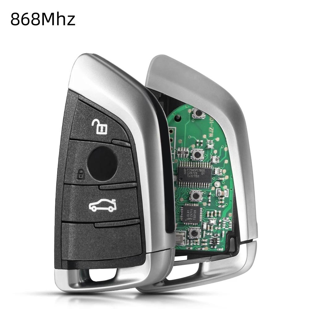 For BMW F F10 FEM CAS4 5 7 Series X5 X6 2014 2015+ Smart 3/4B 315/433/868Mhz PCF7953P Remote Key Keyless Entry Fob ID49