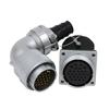 WEIPU WF40 TV+Z 5 9 15 26 31 52 контакта Изогнутый Штекер Разъем Розетка Панельный Водонепроницаемый Авиационный Разъем IP65 M40 Большой Ток