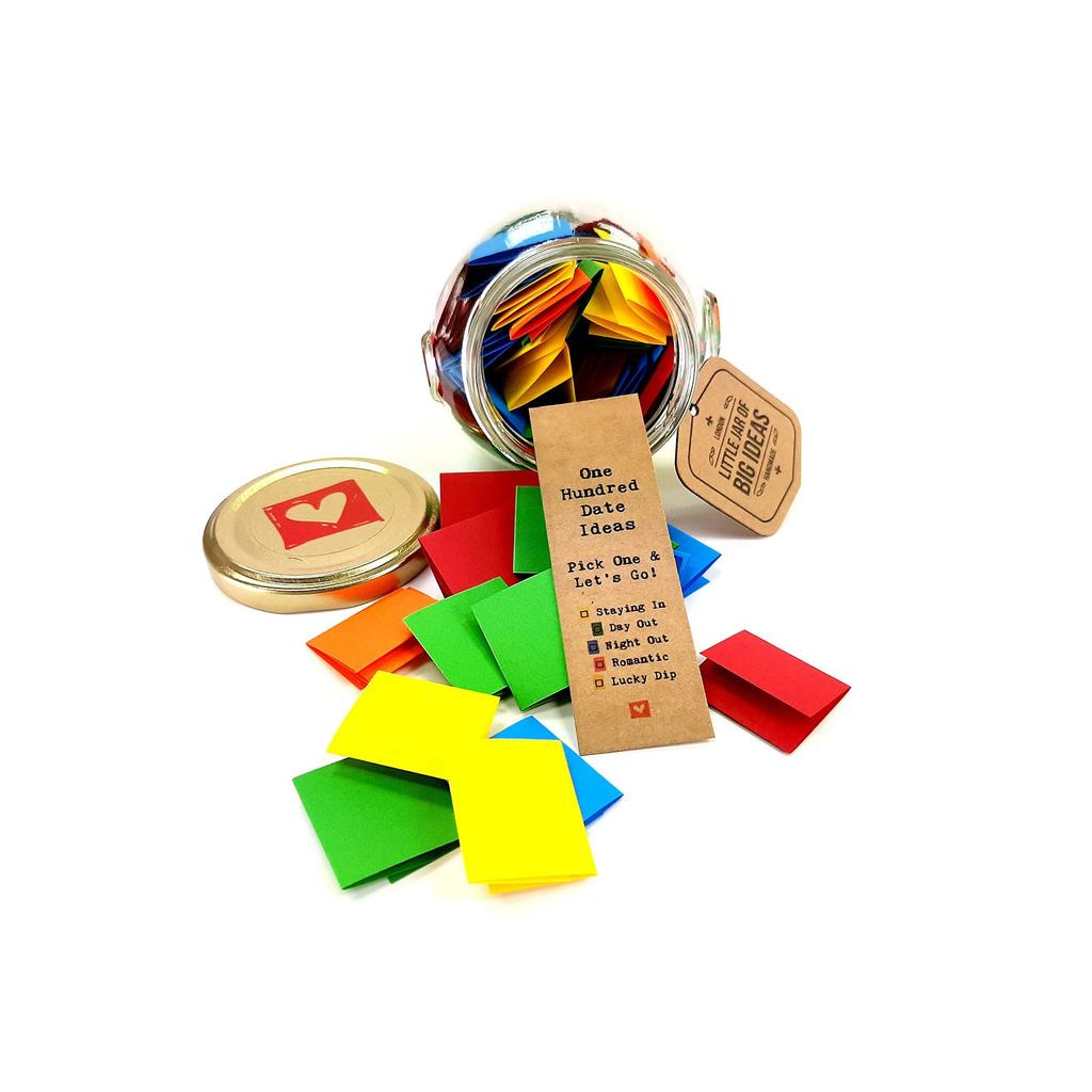 100 Date Ideas - Pick One And Go - Unique Thoughtful Gifts - Unforgettable Gifts - Unique Gifts - Gifts For Couples