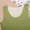 Women Thermal Tank Top Square Neck Sleeveless Warm Camisole Top with Front And Back Pockets Winter Double Layer Basic Undershirts