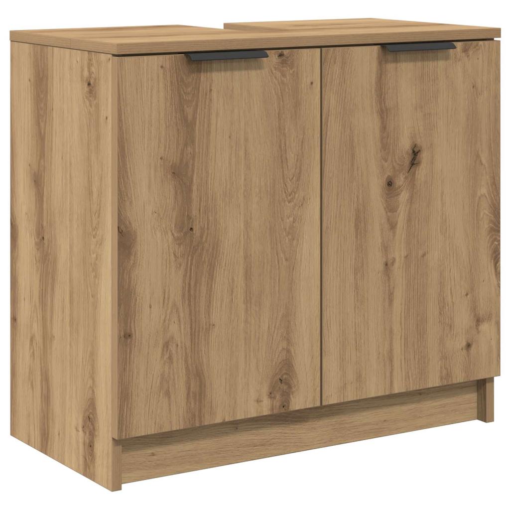 Bathroom Furniture Set 3 pcs Artisan Oak 64.5 x 33.5 x 59 cm