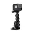 Крепление GoPro на присоске со змеиным кронштейном: Универсальный 4-секционный держатель для экшн-камеры для автомобиля.