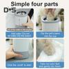 Автоматический очиститель для собачьих лап, перезаряжаемый через USB, силиконовая грязная машина для чистки лап для маленьких, средних и больших кошек и собак