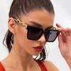 New Women Rectangle Vintage Sunglasses Brand Designer Retro Points Sun Glasses Female Lady Eyeglass Cat Eye Driver Goggles