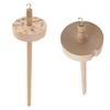 Drop Spindle Yarn Hand Spindle Wood Weaving Spindle Whorl Yarn Spin Tool for Enthusiasts