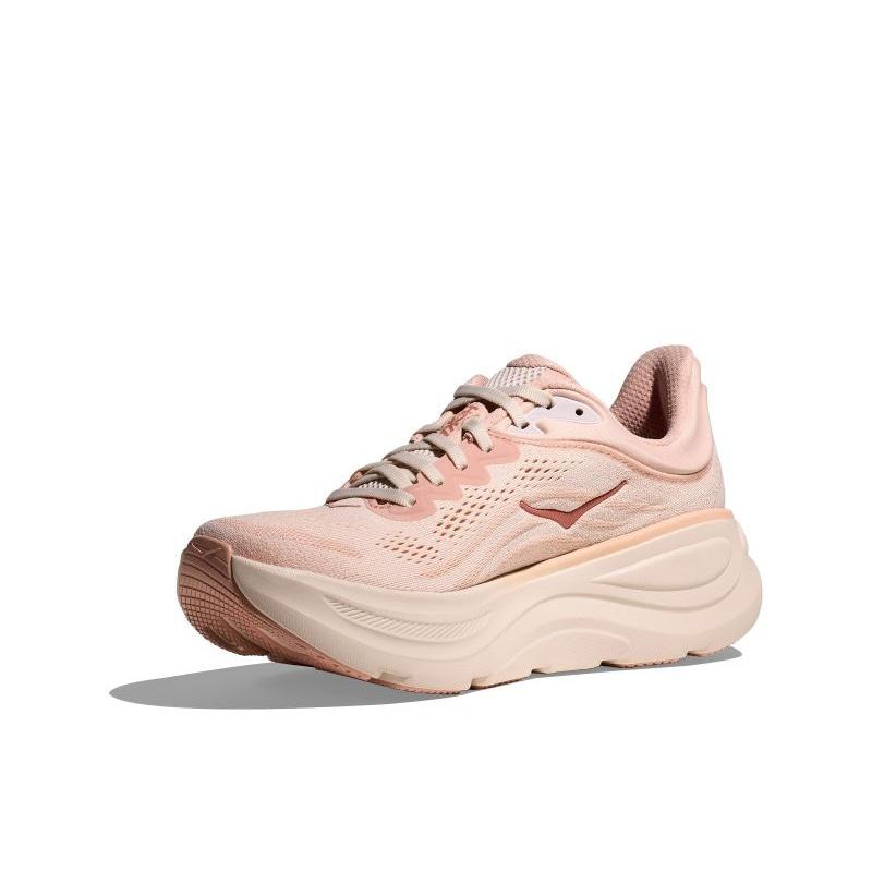 HOKA Bondi 9 Rose Latte Cream Женские кроссовки Розовый Роза-Крем 1162012-RLTT