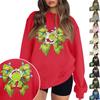 Women's Fashion Long-Sleeve Pullover Sweatshirt With Fun Christmas  Print