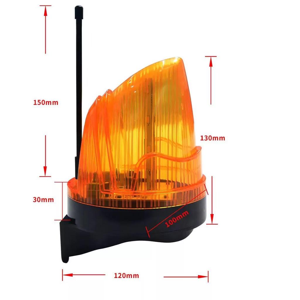 Wide Pressure DC/AC 12V-220V Alarm Flashing Light for Door Control & Automatic Gates