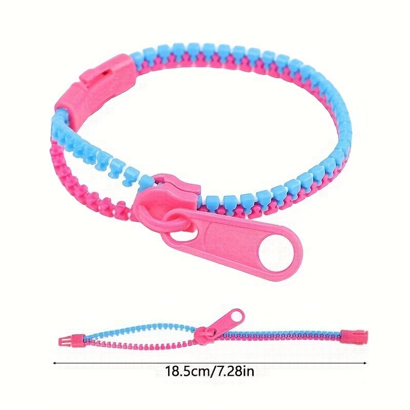 20pcs Two-Color Sensory Bracelet - Adult Colorful Plastic Decompression, Autism And Anxiety Relief, Wedding Party Small Gifts