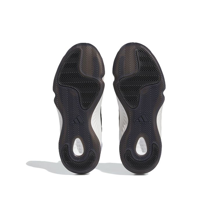 Adidas Adizero Select Модные Универсальные Нескользящие Прочные Легкие Кроссовки Мид-Топ для Баскетбола Унисекс Белые Черные Серебристые IE9322