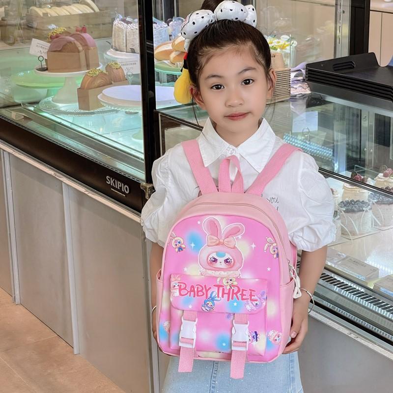 Cartoon Animation Boys And Girls Backpack Kindergarten Primary School Students Schoolbag Foreign Style Printing Large Capacity Children Backpack Tide