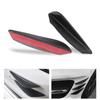 4Pcs Universal ABS Carbon Fiber Car Front Bumper Fins Lip Spoiler Canards Trim Kit