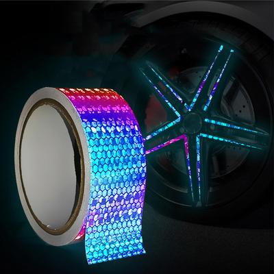 Светоотражающие наклейки Самоклеящаяся декоративная лазерная лента DIY Блестящая лента для упаковки подарков на вечеринку Декор для дома Лента с горячим тиснением