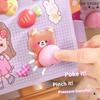 DIY Stereoscopic Animals Relieve Stress Stickers Lovely Cartoon Foam 3D Fart Peach Stereo Sticker Kawaii Decor Stickers