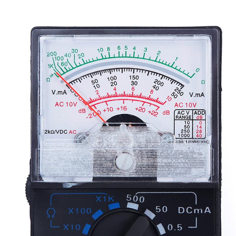 Электрический AC/DC ом вольтметр амперметр мультиметр мультитестер MF-110A