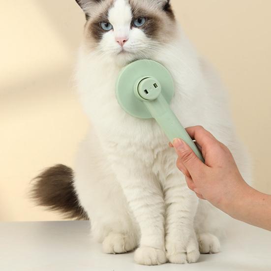 Щетка для ухода за кошками, самоочистка волос, ручной инструмент против завязывания, массажная расческа для тела домашних животных