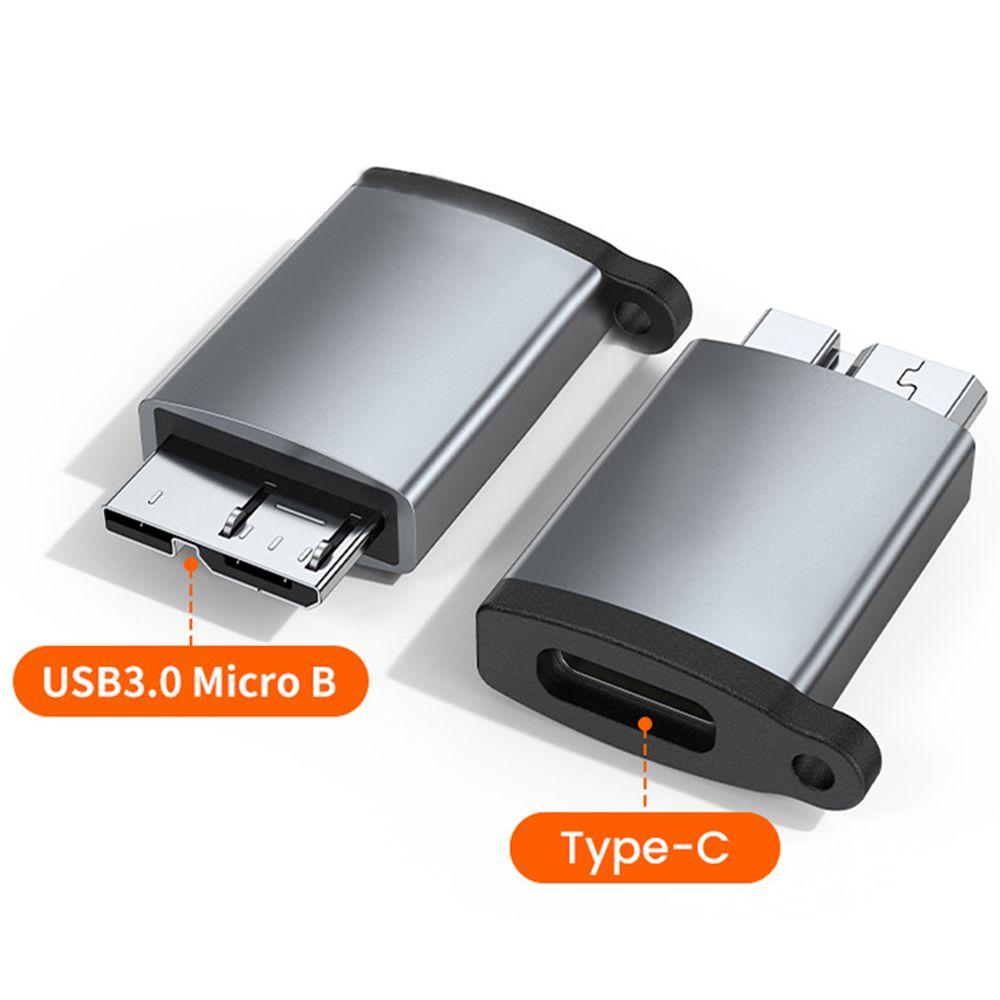 Alloy HDD Mobile Hard Disk USB C To USB 3.0 Micro B Female To Male Type-C OTG Adapter Converter