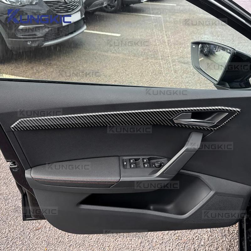 For Cupra Ibiza 2018 2019 2020 2021 2022 2023 2024 2025 Car Door Panel Protection Interior Film TPU Sticker Anti-scratch 2pcs