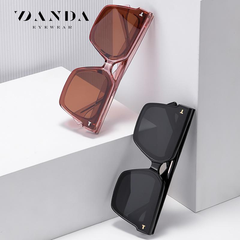 New polarized sunglasses European and American style oversized sunglasses BC9102 Wide-rimmed, thick-framed polarized sunglasses