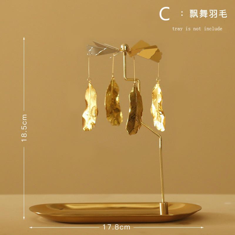 Вращающийся поднос для свечей, ароматическая свеча, романтическая прогулка, конная лампа, рождественские украшения, креативные качели, подарок на день рождения, свадьбу