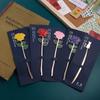 Office Supplies Cat Bird Rose Coloring Embossing Zinc Zinc Alloy Bookmark Bookmark Positioning Clip Book Clip