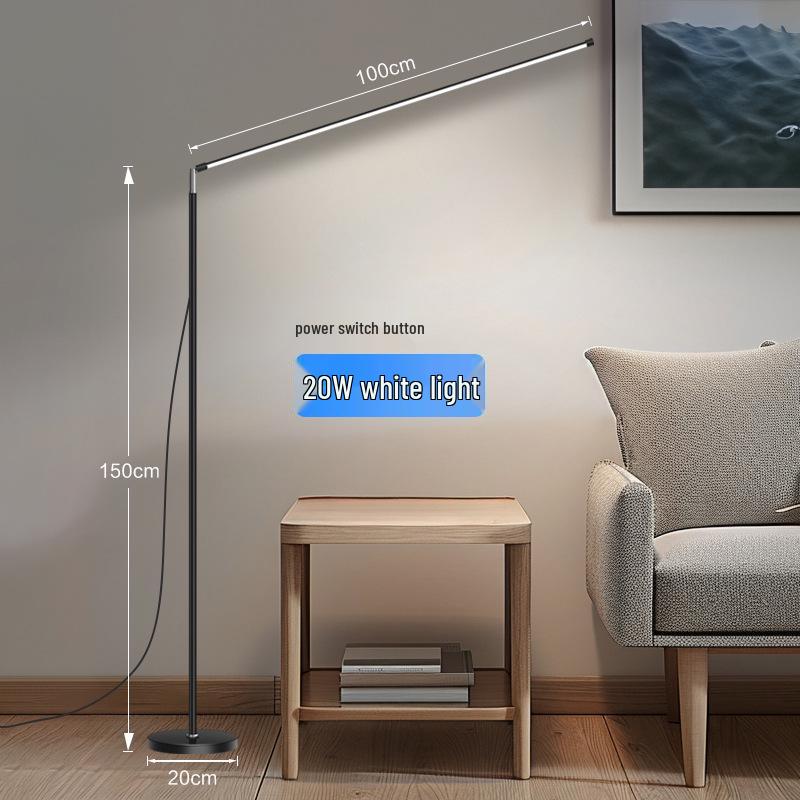 Super Bright T98 LED Floor Lamp for Living Room, Bedroom, or Study - Eye Protection and Ambient Lighting.