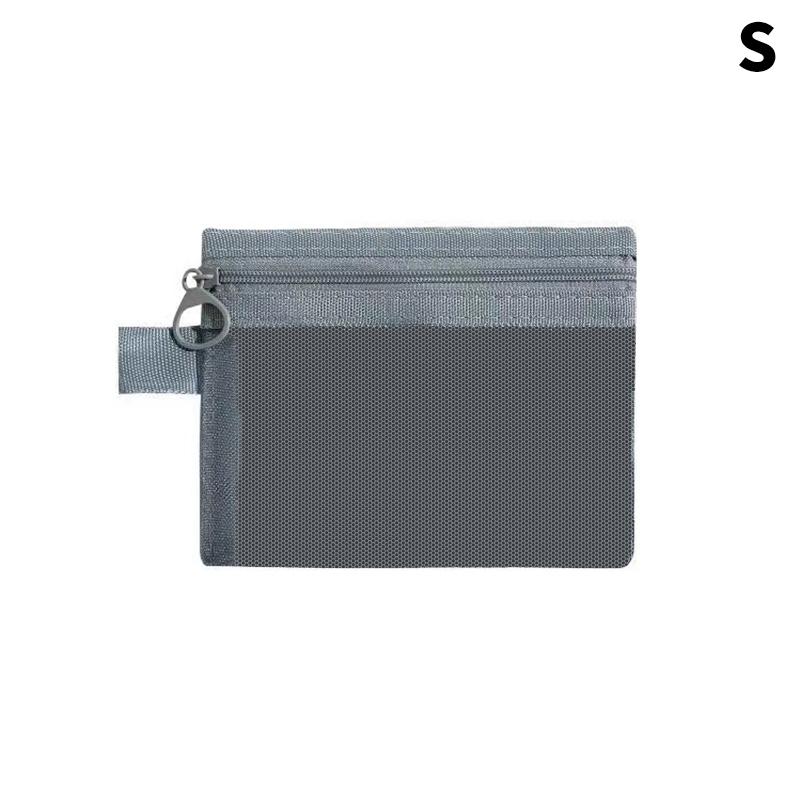 Large Capacity Portable Outdoor Travel Makeup Bag Transparent Mesh Storage Washing Bag Home Organization Tote Bag