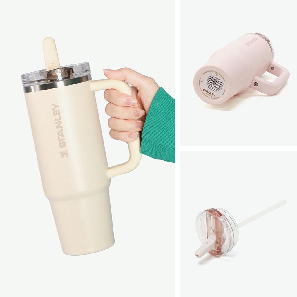 Stanley Quencher Pro Tour Flip Straw Tumbler, 0.88L, Pistachio, Yellow-Green (10-12485-262)