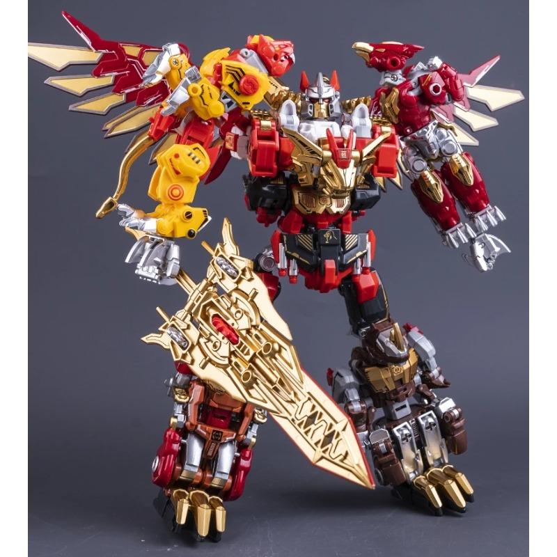 Прибытие Трансформеры Игрушки Predaking Фигурка Действия Классический Динозавр Робот Devastator Модель Подарок для Детей НОВЫЙ YUEXING G1 KO БЕЗ КОРОБКИ Подвижная Сочлененная