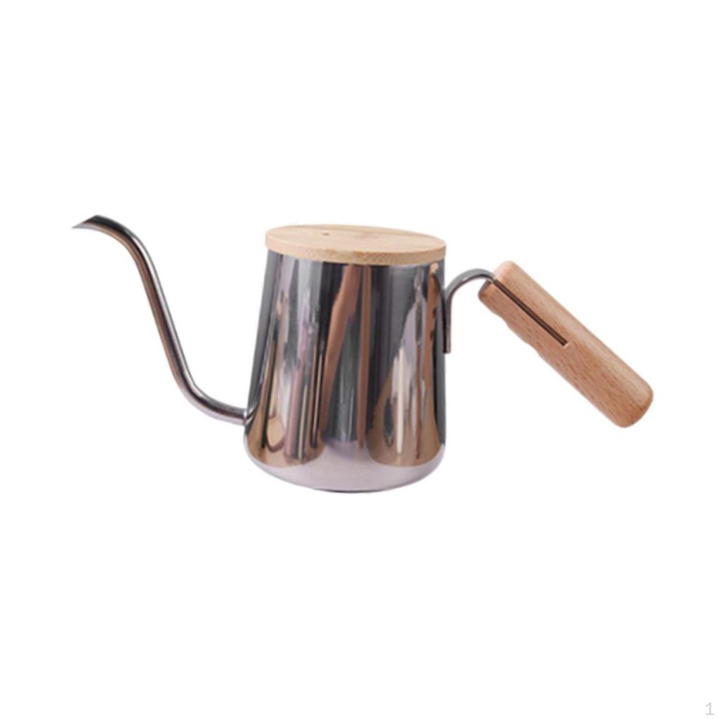 250 мл Небольшой противоожоговый кофейник с гибким горлышком для ручного приготовления и заваривания чая